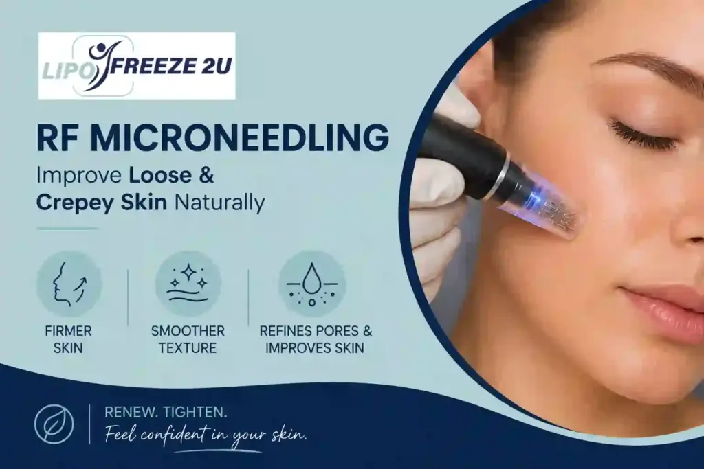 Can RF Microneedling Help Improve Loose and Crepey Skin Middlewich?